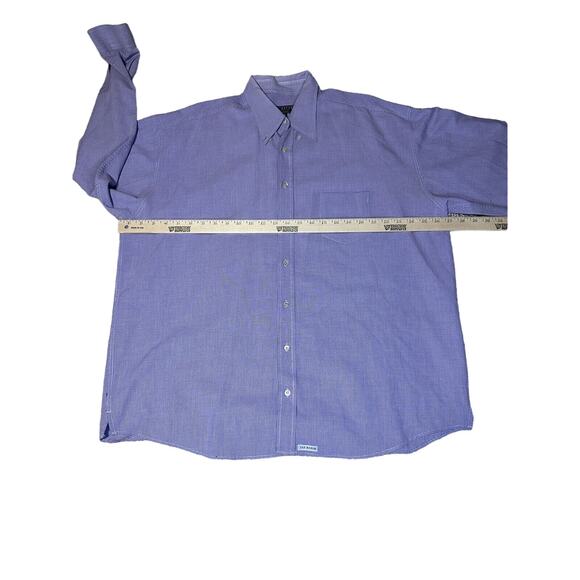 Ted Baker Long Sleeve Button Down Dress Shirt Size Five Purple Check - Picture 4 of 9
